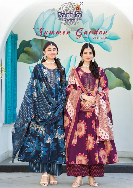 Summer Garden Vol 2 By Radhika Cotton Kurti With Bottom Dupatta Wholesalers In Surat
